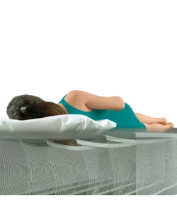 Materasso matrimoniale autogonfiante intex "airbed dura-beam pillow rest mid-rise" colore crema e pompa integrata 152x203x30 cm - cod. 64118nd